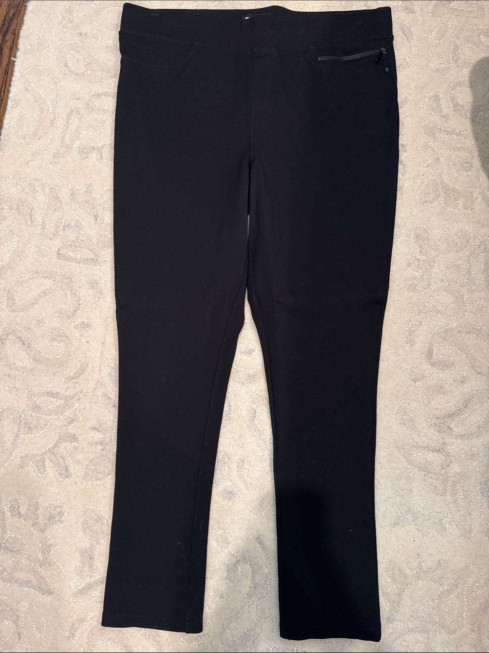 DKNY Black Straight Leg Pants